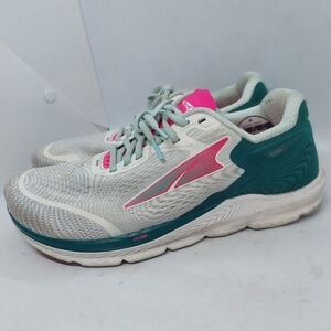 ALTRA Torin 5 Sneakers Running Sporty Shoes White Deep Teal Pink Womens Size 7.5